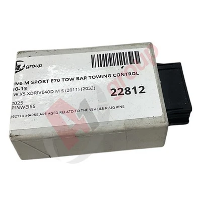 BMW X5 Xdrive M SPORT E70 TOW BAR TOWING CONTROL MODULE 2010-13 55892110 - Image 1 of 4