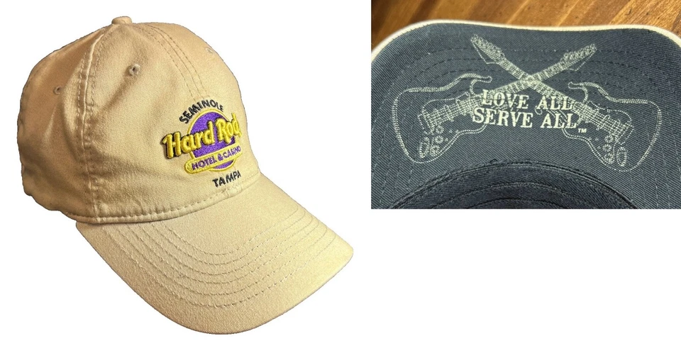 Under-Visor Art Seminole Hard Rock Hotel & Casino Tampa FlexFit M-L EN CAJA ENVÍO USADO EN EXCELENTE ESTADO Foto 1 de 4