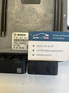 EDC17C60 STEUERGERÄT MOTORSTEUERGERÄT PEUGEOT CITROEN 1.6 HDI 0281031043 9809478580 - Bild 1 von 7