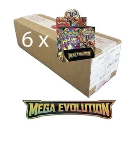 Pokémon TCG MEGA EVOLUTIONS Enhanced Booster Box SEAL CASE  (6x box) - Picture 1 of 1