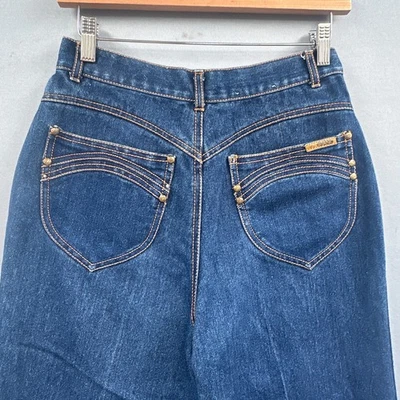 VTG Gitano Jeans 27x25 Retro 70s Hippie High Waist Mom Hipster Street Yoke 80s   - Image 1 of 4