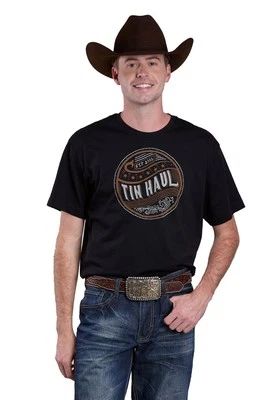 Camiseta Tin Haul Unisex Like A Back Of A Coin Negra 100% Algodón S/S Foto 1 de 2