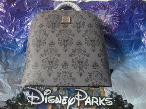 Disney Parks Haunted Mansion Wallpaper Dooney and Bourke Backpack - Picture 1 of 13