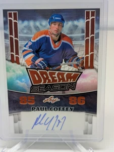 Leaf Metal Legends Dream Season 2025 Paul Coffey acetato transparente automático #'d 2/8 - Imagen 1 de 2