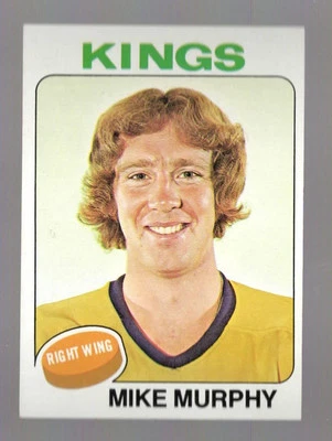 1975-76 Topps Mike Murphy Los Angeles Kings #52 Near Mint or Better - Image 1 of 2