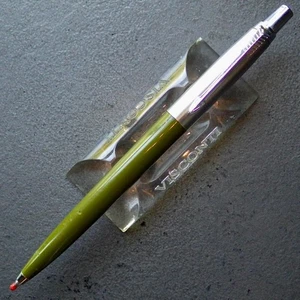 Serviced PARKER ARROW Ballpoint Pen•Chrome Trim•Press•New Blue QuInk•FREE US Shi - Picture 1 of 3