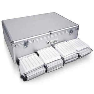 Embellir CD DVD Case Cases Wallet Storage Box Aluminium Holder Folder 1000 Discs - Picture 1 of 13
