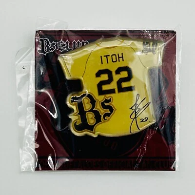 Брошка Orix Buffaloes Япония Бейсбольная Кнопка Osaka Hikaru Ito *ПРОДАВЕЦ ИЗ США* НОВАЯ - Изображение 1 из 4