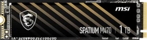 MSI SPATIUM M470 1TB SSD NVMe M.2 PCIe Gen4x4 M.2 2280 3D NAND S78-440L420-P83 - Picture 1 of 1
