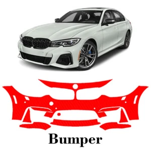 Front bumper PreCut PPF Paint Protection Film For BMW M3 2014-2020 - Picture 1 of 6