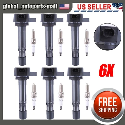 Bobina de encendido y bujía NGK Platinum para 09-15 Honda Pilot Acura MDX RDX UF624 Foto 1 de 4