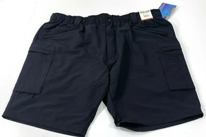 NEW MENS UNITED UNIFORM SIX POCKET STRETCH BIKE SHORTS UM381 NAVY 4XL - Picture 1 of 2