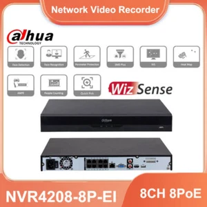 Grabadora de video en red Dahua NVR4208-8P-EI 16 MP 8 CANALES 1U 8PoE 2 discos duros WizSense SMD+ - Imagen 1 de 5