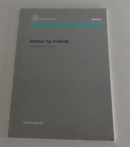Manual de Taller Entrada Mercedes Benz Bus O 405 Gn De 05/1992 - Imagen 1 de 2