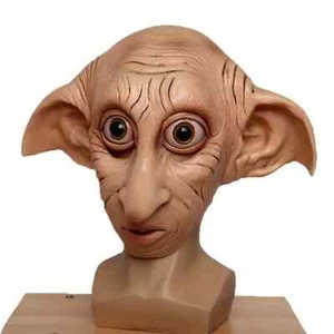 House Elf Dobby Latex Mask Over Head Harry Potter Magic Book Fancy Dress Costume - Picture 1 of 2