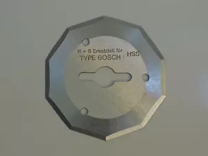 10-Bogen HSS Ersatzmesser f. Akkuschere BOSCH EMERY HOOGs KURIS MICRO mit 3 Loch - Bild 1 von 4