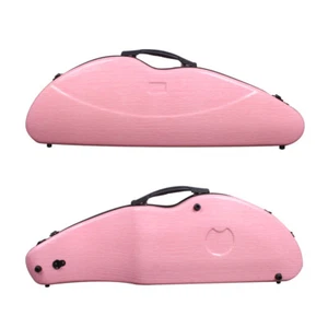 4/4 violin Case Carbon Fiber Violin Box Pink Color Violin Box Strong With Lock - Picture 1 of 8