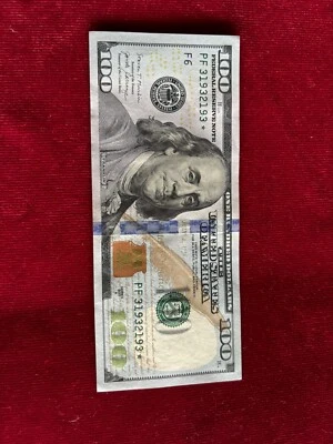 100 Dollar Bill 2017 A Star Note - Image 1 of 2