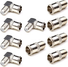 ANHAN F Push on Connectors, F Female to Male Right Angle Adapters F Quick Connec