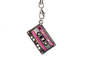 Mc Cassetta Musicassetta Ciondolo Cellulare Tape Miniblings Decorazione per Rosa - Zdjęcie 1 z 5