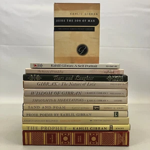 Kahlil Gabran 12 Book Mixed Lot Religion Poems Prophet Wisdom Lazarus Christian - Picture 1 of 10