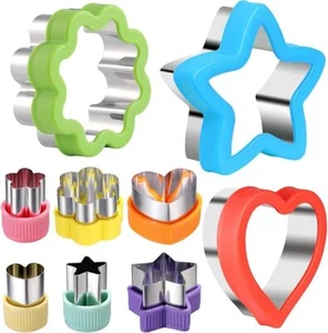 Cutter Shapes Set Different Sizes Cookie Cutters Set Fruit Cookie Pastry Stamps - Picture 1 of 5
