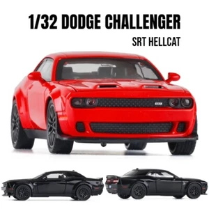 1:32 Dodge Challenger SRT Hellcat Toy Car Model Diecast Metal Sound & Light Gift - Picture 1 of 15