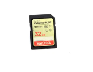 32GB SanDisk Extreme Plus SDHC 90MB/S C10 SD Memory U3 Card USH-I SDSDXNE-032GSa - Picture 1 of 3