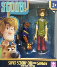 SCOOBY-DOO SUPER SCOOB & SHAGGY 5" ACTION FIGURE TWIN-PACK 2020 UK BRAND NEW