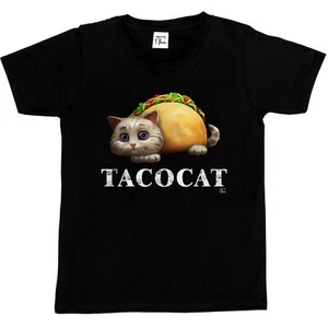 1Tee Kids Girls Tacocat Cat T-Shirt - Picture 1 of 15