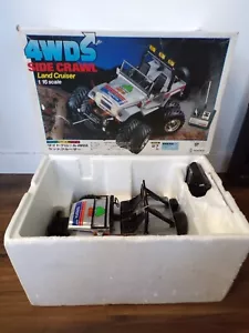 RARE! Vintage 80's Nikko Japan 1/14 Toyota Land Cruiser Side Crawler 4WDS MIB - Picture 1 of 19