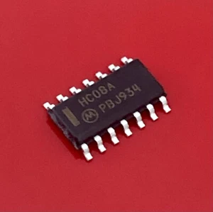 [2x] MC74HC08A MOTOROLA Quad 2-Input AND Gate CMOS SMD IC SOIC-14 - Bild 1 von 5