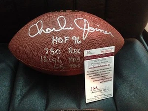 CHARLIE JOINER 4 Inscript's NFL Football Signed Autograph San Diego Chargers JSA - Picture 1 of 4