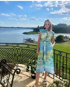 ZARA NWT SIZE XS, M, L, XL, WOMAN PRINTED SHIRT DRESS MULTICOLORED | 2183/014 - Picture 1 of 13