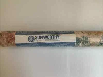 Papel de parede de vinil sólido pré-colado SUNWORTHY folhas esponja padrão folha 55,4 pés quadrados - Imagem 1 de 4