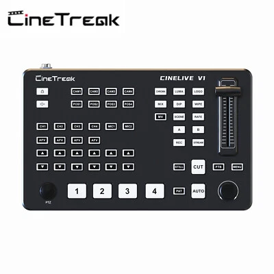 CineTreak CINELIVE V1 HD LCD Camera Video Switcher HDMI PGM 1080P PTZ Control  - Image 1 of 4