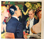 Atlantic City Claridge Hotel Mayfair Lounge Webster Cigar 1947 Ad Magazine Print