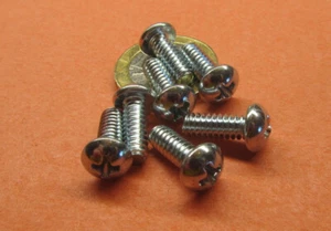 Zinc Plated Round Head Phillips Drive Machine Screw 10-24 x .500", 300 pcs - Bild 1 von 11