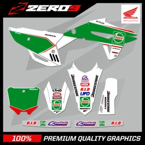 HONDA MOTOCROSS GRAPHICS KIT MX DECALS : CR CRF 85 150 125 250 450 CASTROL - Picture 1 of 1