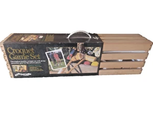 Vintage NEW ~ Highest Quality Sportcraft 4 Player Croquet ~New In Wood Crate - Picture 1 of 11
