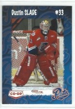 2004-05 Regina Pats (WHL) Dustin Slade (goalie)