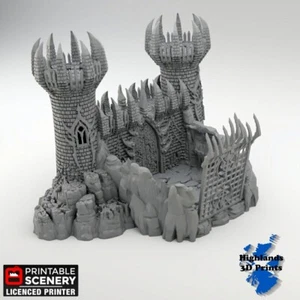 Mesa para juegos Hellgate Scatter Terrain impresión 3D 32/28/20/15/10 mm - Imagen 1 de 9
