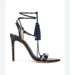 SANDALIA SCHULTZ MELISSA CUERO AZUL MARINO TALLA 7,5 M RET $128 - Imagen 1 de 9