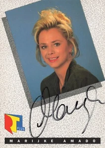 Marijke Amado, Originalautogramm, alte Autogrammkarte, u.a. "Mini Playback Show" - Bild 1 von 1