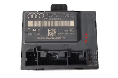 AUDI Q7 2007-2015 4L MÓDULO DE CONTROL PUERTA LATERAL IZQUIERDA TRASERA IZQUIERDA 4L0959795B OEM Foto 1 de 4