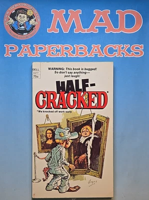 Cracked Magazine MAD Paperback Book: #6 HALF-CRACKED 1974 VF- - Image 1 of 4