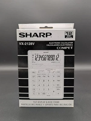 Sharp VX2128V 12-Digit LCD Commercial Desktop Calculator New - Image 1 of 3