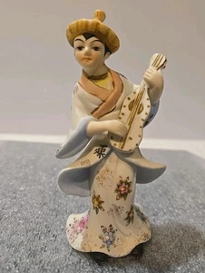 Vintage 4" Lefton Japan Porcelain Figurine KW1701  w/ Original Sticker - Picture 1 of 8