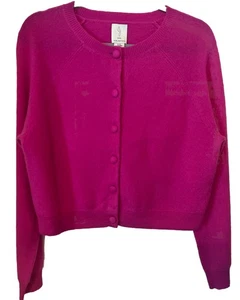 Joie Cardigan 100% Cashmere Sweater Pink Women’s M - Picture 1 of 7