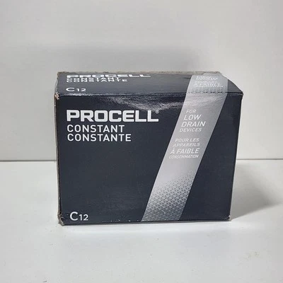 Duracell Procell Alkaline Batteries C 12/Box PC1400 - Image 1 of 4